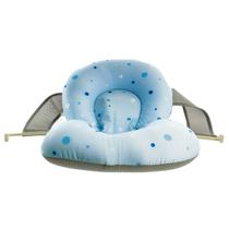 Almofada De Banho Soft Para Bebê - Bolinhas Azul Kababy