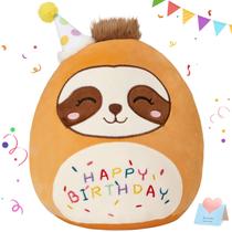 Almofada de bicho de pelúcia CozyWorld 15 Birthday Sloth