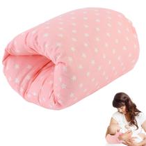 Almofada de braço de amamentação 24x21cm com fita removível de algodão macio