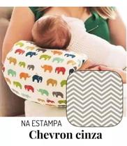 Almofada de Braço e Colo Amamentação e Descanso em Algodão