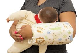Almofada De Braço Para Amamentação Colo Multiuso Para Bebê Apoio De Amamentar - Mainha Baby