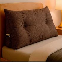 Almofada de Cabeceira Encosto Apoio para Lombar com Bolso Lateral 90x50x20 - BF Colchões