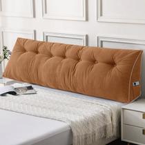 Almofada de Cabeceira Sasttie King 75x20x10cm Caramelo Almofada de Cabeceira Sasttie King 75x20x10cm Caramelo
