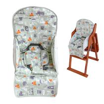 Almofada de cadeira alta Kocpudu Green Animal Pattern Algodão
