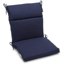 Almofada de cadeira Blazing Needles 46x97 cm Indoor Outdoor Azul