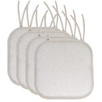 Almofada de Cadeira com Espuma de Memória Sweet Home Collection - Pacote com 4