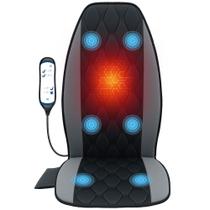Almofada de Cadeira de Massagem CILI com Vibração e Controle de Calor