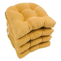 Almofada de cadeira de microcamurça Pillow Blazing Needles 41 cm, pacote com 4 Almofada de cadeira de microcamurça Pillow Blazing Needles 41 cm, pacote com 4