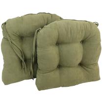 Almofada de cadeira de microcamurça Pillow Blazing Needles 41 cm Sage 2 unidades Almofada de cadeira de microcamurça Pillow Blazing Needles 41 cm Sage 2 unidades