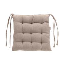 Almofada De Cadeira Futton Com Amarração 40X40Cm - Camurça