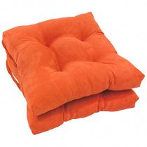 Almofada de cadeira quadrada de microcamurça Pillow Blazing Needles 41 cm Almofada de cadeira quadrada de microcamurça Pillow Blazing Needles 41 cm