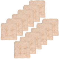 Almofada de cadeira Sweet Home Collection Crushed Memory Foam 16x16cm Almofada de cadeira Sweet Home Collection Crushed Memory Foam 16x16cm