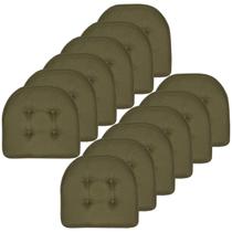 Almofada de Cadeira Sweet Home Collection - Espuma com Memória - Verde Militar