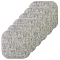 Almofada de Cadeira Sweet Home Collection - Memory Foam (6 Unidades) - 16x16cm