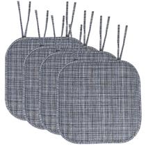 Almofada de Cadeira Sweet Home Collection - Memory Foam (Pacote com 4 Unidades - Azul) Almofada de Cadeira Sweet Home Collection - Memory Foam (Pacote com 4 Unidades - Azul)