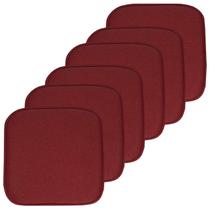Almofada de Cadeira Sweet Home Collection - Memory Foam (Pacote com 6 Unidades - Vinho) Almofada de Cadeira Sweet Home Collection - Memory Foam (Pacote com 6 Unidades - Vinho)