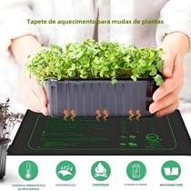 Almofada De Calor Para Partida De Sementes De Plantas 10x52.5cm Tapete De Germinação De Enraizamento