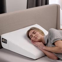 Almofada de cama em cunha GORILLA GRIP Espuma viscoelástica ergonômica branca