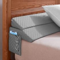 Almofada de cama EUHAMS em tamanho real Gap Filler 54x10x15cm cinza