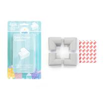 Almofada de canto Home Safety Regalo Small, pacote com 4 unidades, cinza Almofada de canto Home Safety Regalo Small, pacote com 4 unidades, cinza