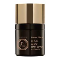 Almofada de capa de cabelo Daeng Gi Meo Ri Ki Dourado Marrom Preto Almofada de capa de cabelo Daeng Gi Meo Ri Ki Dourado Marrom Preto