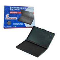 Almofada de Carimbo Carimbeira Recarregável Nº3 - Feltro Carbrink