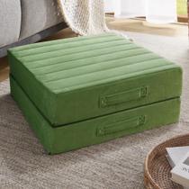 Almofada de chão Codi High Density Foam, 2 conjuntos, 22x22x13cm, verde Almofada de chão Codi High Density Foam, 2 conjuntos, 22x22x13cm, verde