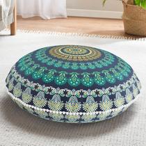 Almofada de chão Codi Meditation Round Large Green Memory Foam