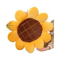 Almofada De Chão Em Forma De Girassol, Almofada De Pelúcia, Decoração De Quarto Fofa, Almofada Para