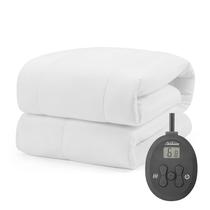 Almofada de colchão aquecida Sunbeam Restful acolchoada em tamanho real Almofada de colchão aquecida Sunbeam Restful acolchoada em tamanho real
