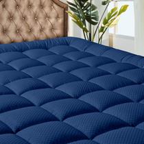 Almofada de colchão MATBEBY Bedding acolchoada, ajustada, azul marinho