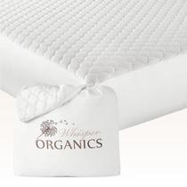 Almofada de colchão Whisper Organics 100% algodão orgânico Cal King