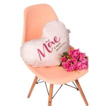 Almofada de Coração Amor Perfeito para Mãe - Natal