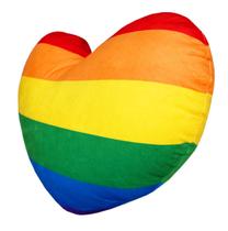Almofada De Coração Lgbt+ Arco-íris Love Colorido Rainbow - TAIMES COMERCIAL LTDA