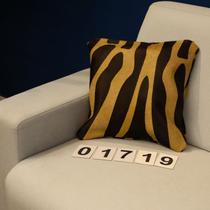 Almofada de couro costurada - 01719