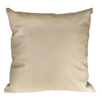 Almofada De Couro Natural Palha Lina - Decortextil