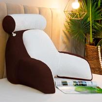 Almofada De Descanso Para Leitura Ergonômico Marrom Almofada De Descanso Para Leitura Ergonômico Marrom