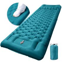 Almofada de dormir de acampamento GDREAMT inflável com travesseiro de 10 cm de espessura