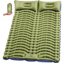 Almofada de dormir dupla Pretyw Ultralight com travesseiro para acampar Almofada de dormir dupla Pretyw Ultralight com travesseiro para acampar