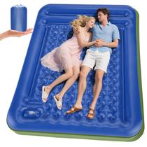 Almofada de dormir dupla Wusrop para acampar 2 pessoas com bomba