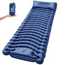 Almofada de dormir Pretyw Ultralight Camping com travesseiro e bomba Almofada de dormir Pretyw Ultralight Camping com travesseiro e bomba