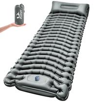 Almofada de dormir Pretyw Ultralight inflável 201x70cm 4" de espessura Almofada de dormir Pretyw Ultralight inflável 201x70cm 4" de espessura
