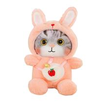 Almofada de dormir Shxx Fluffy Cat Plush Toy Cute Animal Stu Almofada de dormir Shxx Fluffy Cat Plush Toy Cute Animal Stu