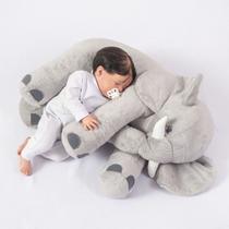 Almofada de Elefante Pelúcia Pequeno Travesseiro Bebe Antialérgico - MarcoTex