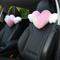 Almofada de Encosto de Cabeça de Carro Sexysamba - Formato de Coração com Asas de Anjo