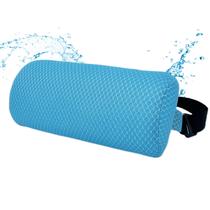 Almofada de encosto de cabeça REEZEIVI para espreguiçadeira de pátio azul