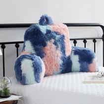 Almofada de encosto Hobed Life Faux Fur tamanho grande 76x43x43cm