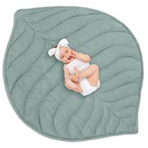 Almofada de engatinhar de algodão Baby Play Mat Funtery 143x107cm verde
