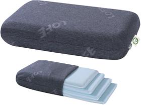 Almofada de espuma viscoelástica fina ajustável LOFE de 4 alturas de 3 a 12 cm Almofada de espuma viscoelástica fina ajustável LOFE de 4 alturas de 3 a 12 cm