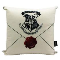 Almofada De Fibra Veludo 40 Cm Carta Hogwarts